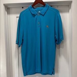 Tommy Bahama Blue Polo Shirt Classic Style